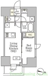 イプセ渋谷本町の物件間取画像